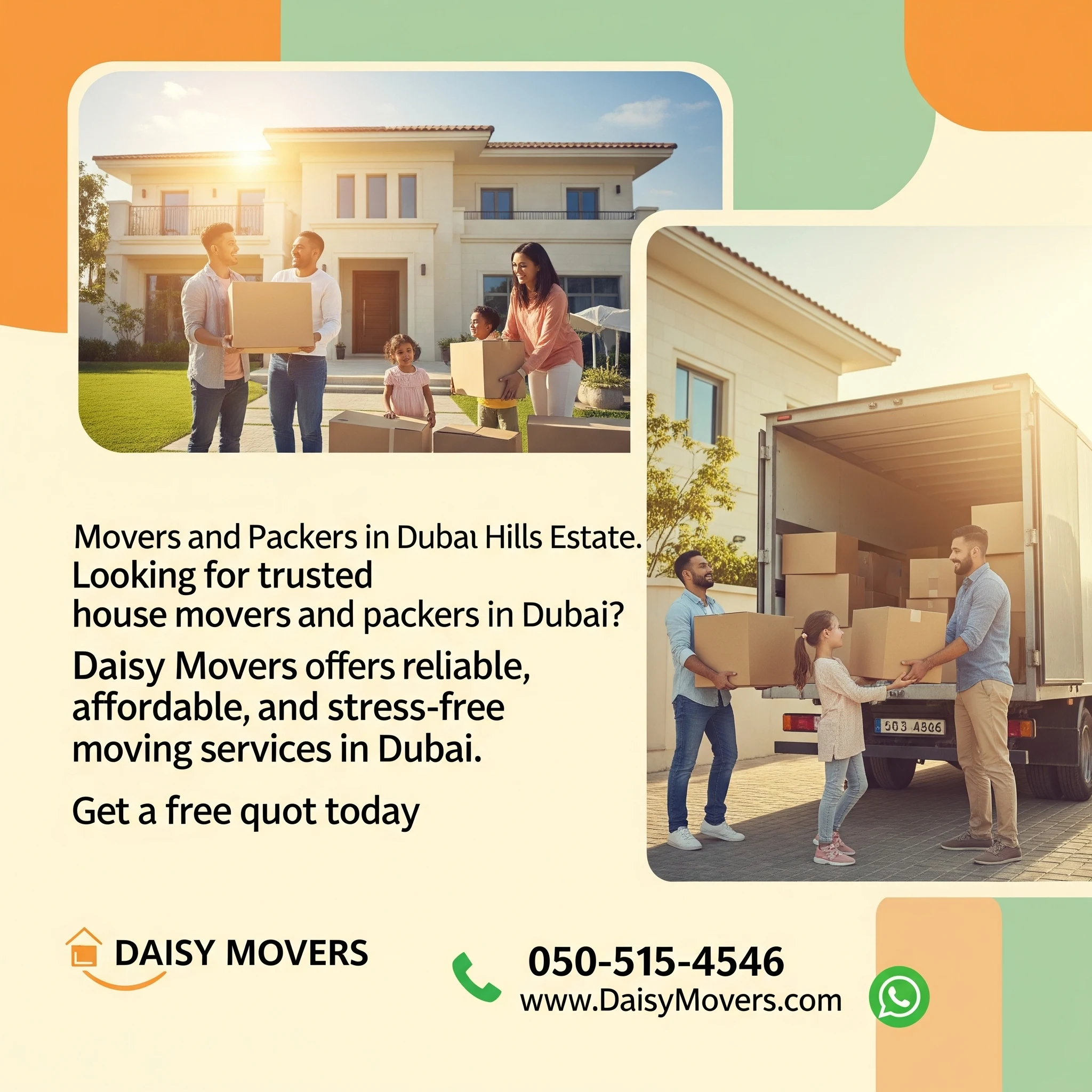 Movers and Packers in Dubai Hills Estate